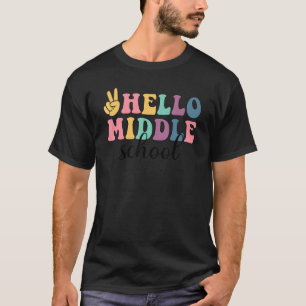 Hallo Mittelschule Hier komme ich zurück Vintag T-Shirt