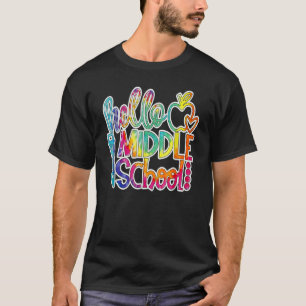 Hallo Mittelschule zurück zur Mittelschule T T-Shirt