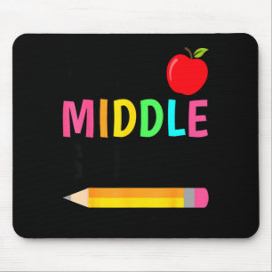 Hallo Mittelschule Zurück zur Schule Erster Tag Mousepad