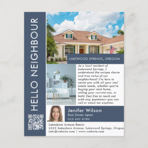 Hallo Nachbar Immobilienmarketing Flyer
