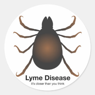 Hallo Nachbarin Runder Aufkleber