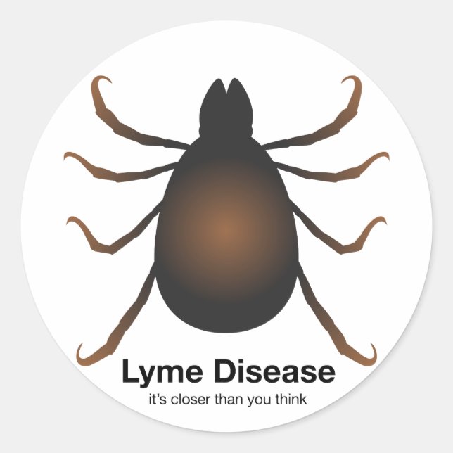 Hallo Nachbarin Runder Aufkleber (Vorderseite)