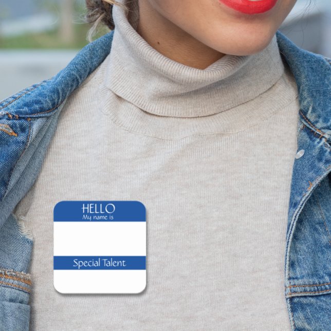 Hallo Name Tag Sticker Abzeichen Funny Party (Von Creator hochgeladen)