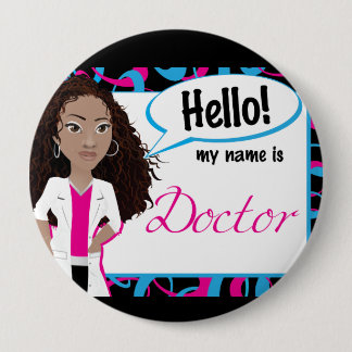 Hallo Namensschild - Dr. Sisterlocs Button