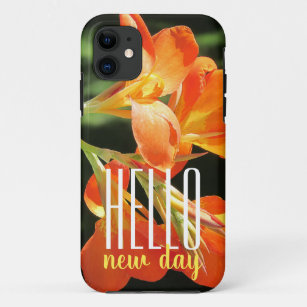 Hallo New Day Orange Canna Lily Case-Mate iPhone Hülle
