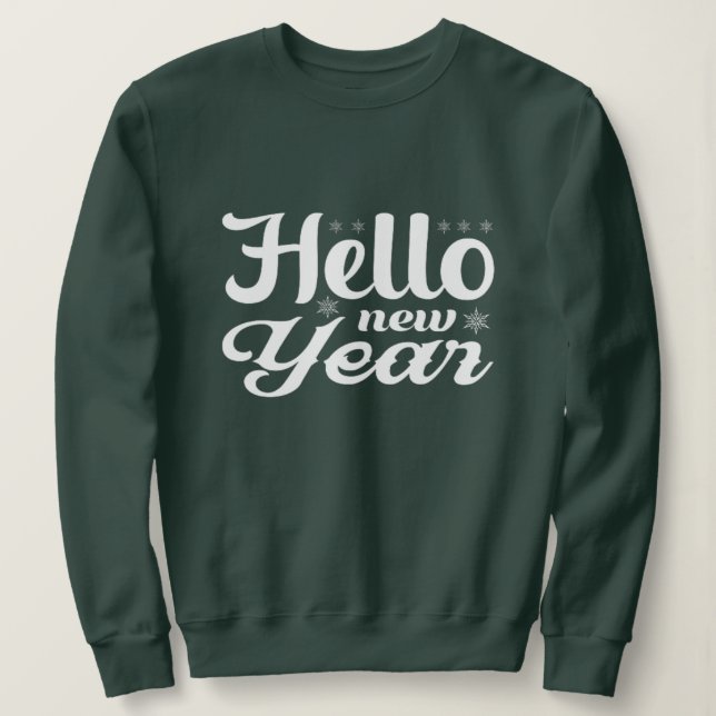 Hallo New Year Sweatshirt (Design vorne)