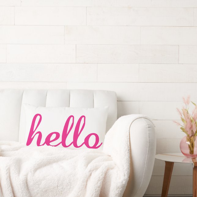 Hallo Niedlich farbige Hallengeschenke Lendenkissen (Liege)