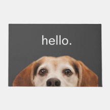 Hallo Niedlich Funny Beagle Hunde Gesicht Grau Doo