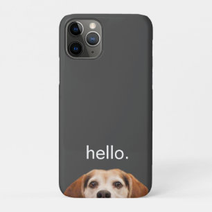 Hallo Niedlich Funny Lächeln Beagle Hund Modern Gr Case-Mate iPhone Hülle
