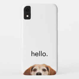 Hallo Niedlich Funny Lächeln Beagle Hund Moderne T Case-Mate iPhone Hülle
