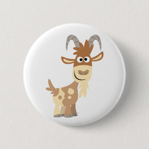 Hallo! Niedlicher Cartoon Button