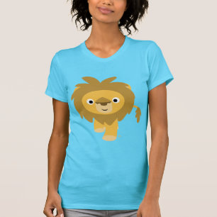Hallo! Niedlicher Cartoon Lion Women T - Shirt