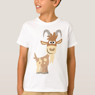 "Hallo!" Niedlicher Cartoon Ziegenkinder T - Shirt