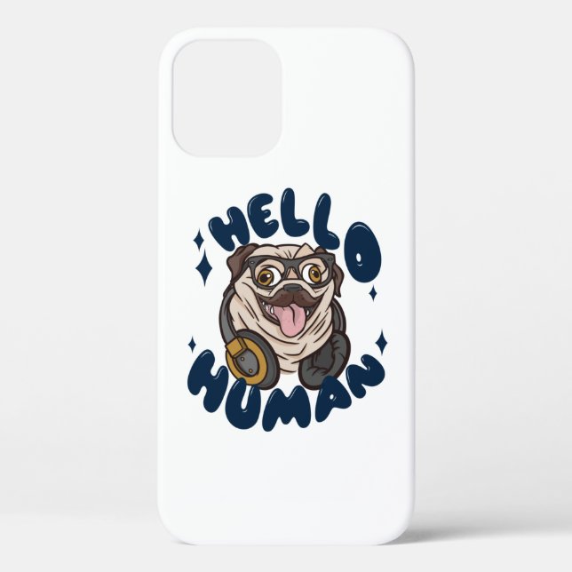 Hallo, Niedlicher Hund Case-Mate iPhone Hülle (Rückseite)