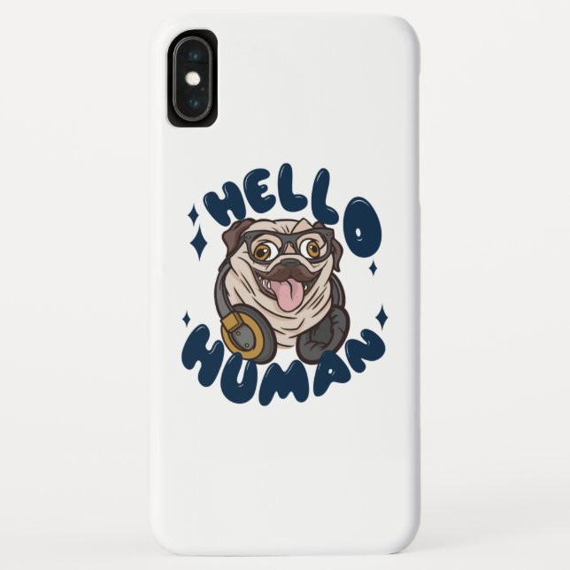 Hallo, Niedlicher Hund Case-Mate iPhone Hülle (Rückseite)