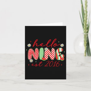 Hallo Nine Est 2016 9. Geburtstag Girl Watermelon Karte