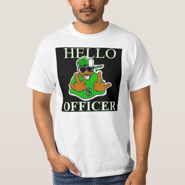 hallo Offiziert-stück T-Shirt (Vorderseite)