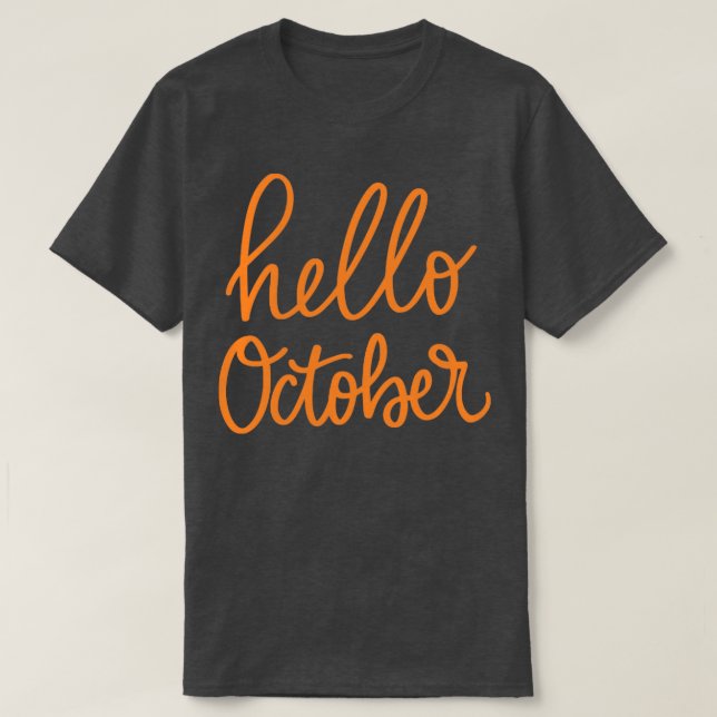 Hallo Oktober T-Shirt (Design vorne)