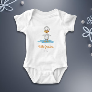 Hallo Oma Baby Enthüllungsankündigung Strampler