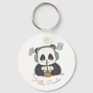 Hallo Panda Schlüsselanhänger