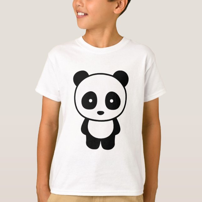 Hallo Panda T-Shirt (Vorderseite)