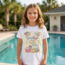 Hallo Poolparty Gelbes Caro T-Shirt