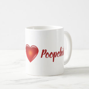 Hallo Poopchik! Herz-Tasse vom Kuchen Raisa Kaffeetasse