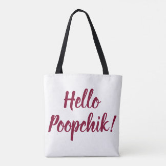 Hallo Poopchik! Ukrainische Taschen-Tasche vom