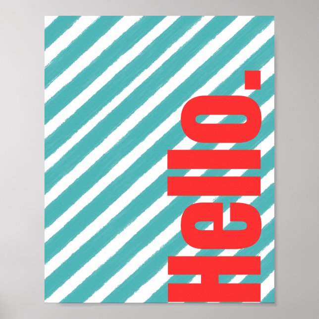 Hallo Poster (Vorne)