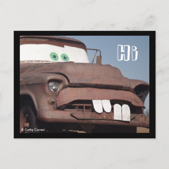 Hallo Postkarte (Vorderseite)