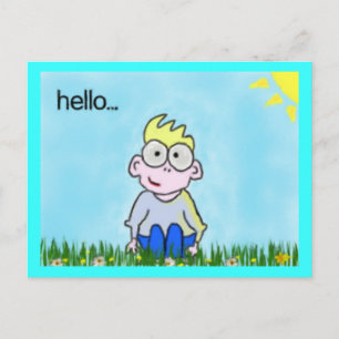 Hallo Postkarte