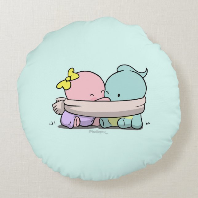 Hallo Pou Kissen (Rückseite)