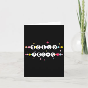 Hallo Pre-k Freundschaft Bracelets zurück zur Schu Karte