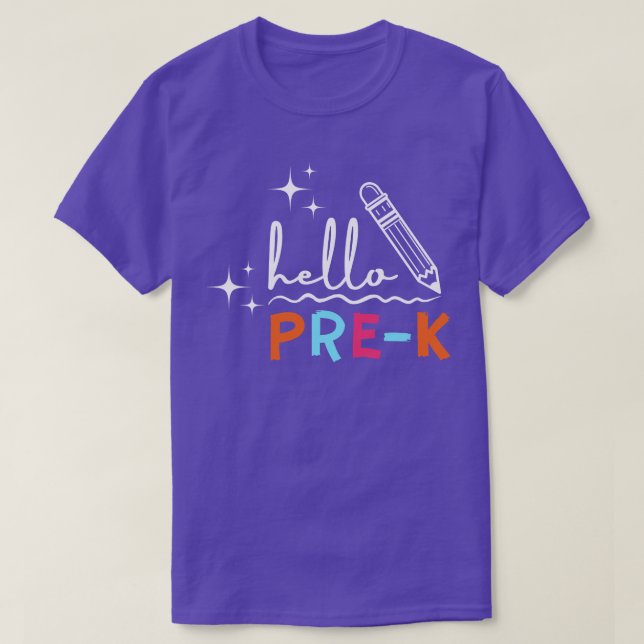 Hallo Pre K Grad 2 T-Shirt (Design vorne)