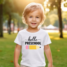Hallo Preschool First Day Pencil