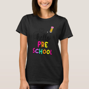 Hallo Preschool Lehrer zurück zu den Lehrern der S T-Shirt