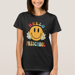 Hallo Preschool Smile Team Vorschule zurück zu T-Shirt
