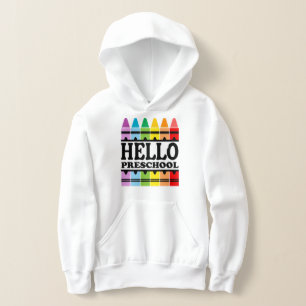 Hallo Preschool Zurück zur Schule Hoodie