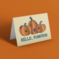 Hallo, Pumpkin Blank Herbst Pumpkins