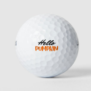 Hallo Pumpkin Fall Herbst Herbst Golfball