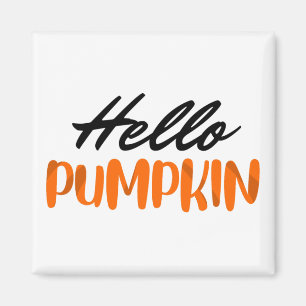 Hallo Pumpkin Fall Herbst Herbst Magnet