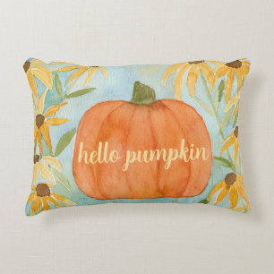 Hallo Pumpkin Fall Pillow Herbst Kissen Kissen