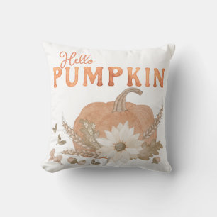 Hallo Pumpkin Fall Throw Kissen für Herbst Dekorat