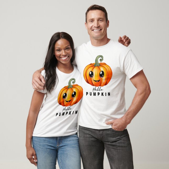 Hallo Pumpkin Halloween T-Shirt (Unisex)