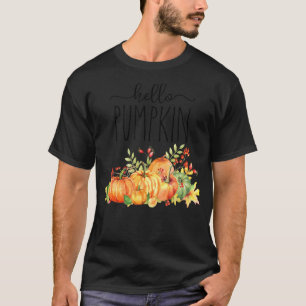 Hallo Pumpkin Herbst Herbst Sweater Weather Mornin T-Shirt