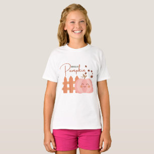 Hallo Pumpkin Herbst Pink T-Shirt