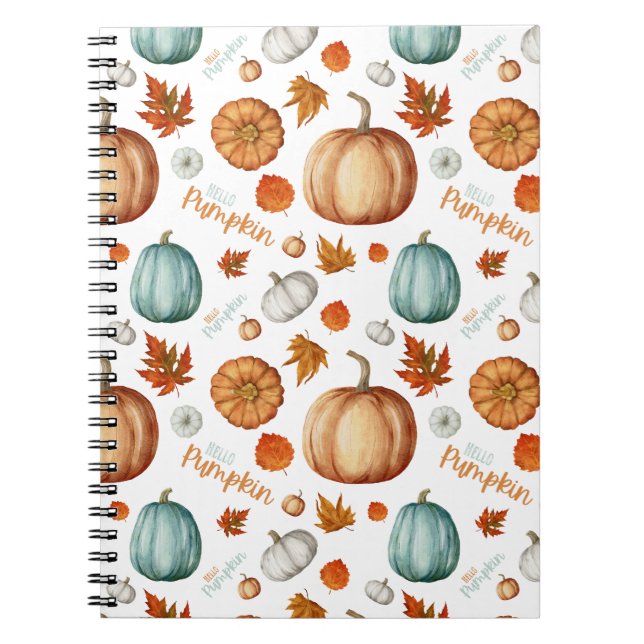 Hallo Pumpkin Notizblock (Vorderseite)