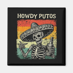 Hallo putos fünf de drinko lustig cinco de mayo magnet