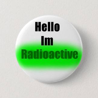 Hallo radioaktiver Knopf Im Button