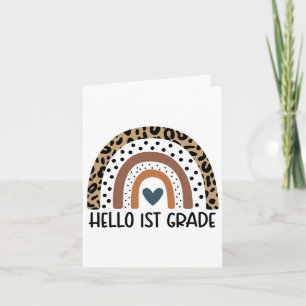 Hallo Rainbow Teacher Team Erste Klasse S Karte